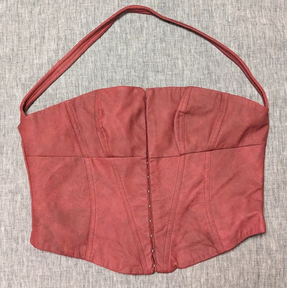 Mistress Rocks Burgundy Corset Top